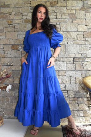 Paloma Darling Dress Malibu Blue